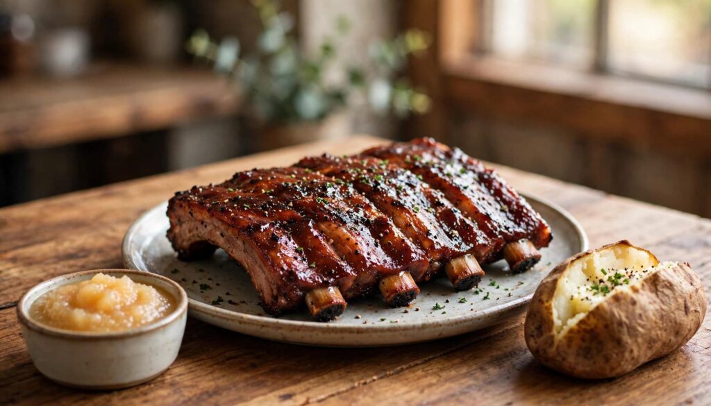 texas roadhouse ribs calories